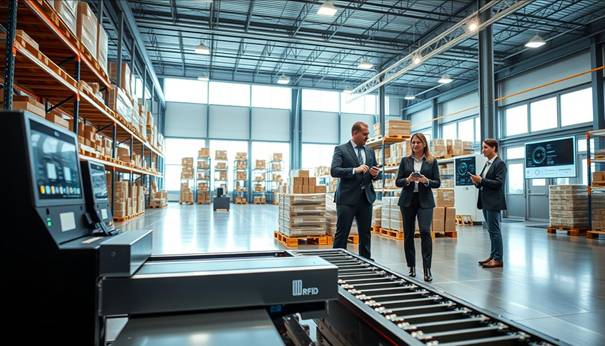 Moderne Lagertechnologie mit RFID und IoT